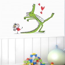 Stenska nalepka Zmajček Stenska nalepka Zmajček